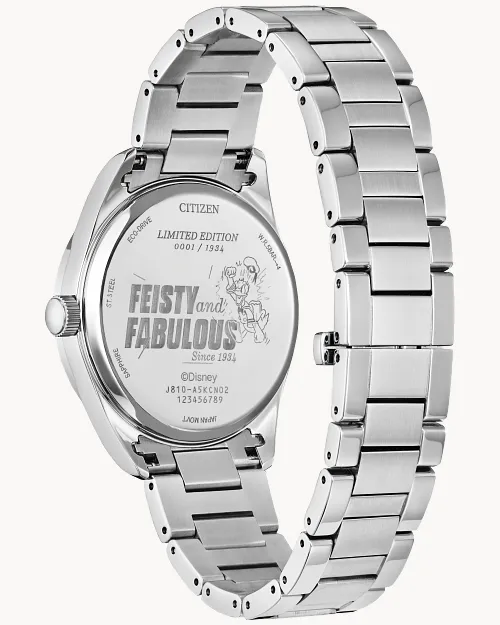Feisty Donald Duck 90th Anniversary Blue Dial Stainless Steel Feisty Donald Duck 90th Anniversary Blue Dial Stainless Steel